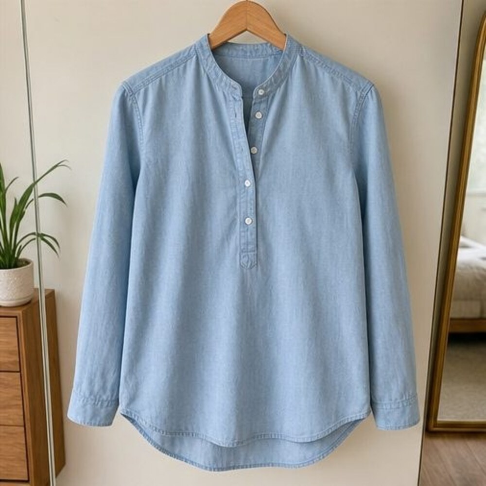 Sand Pleated Blouse